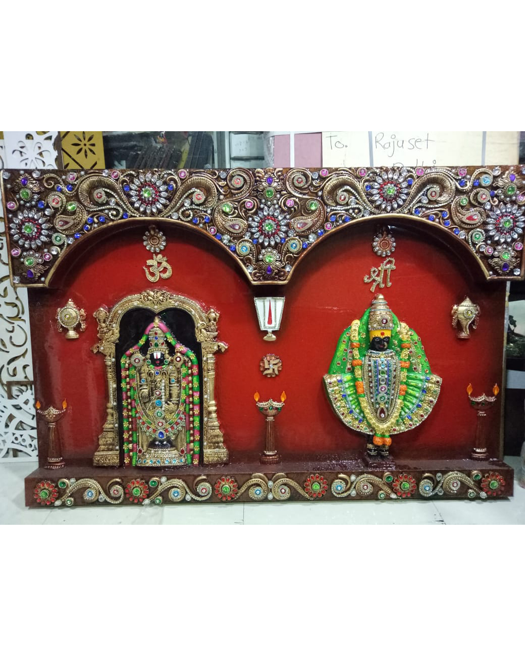 Riddhi Siddhi Art Creations - Padmavati Balaji Mural